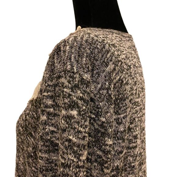 Charming Charlie Lightweight Gray Knit Crochet Collar Size M - Picture 6 of 11